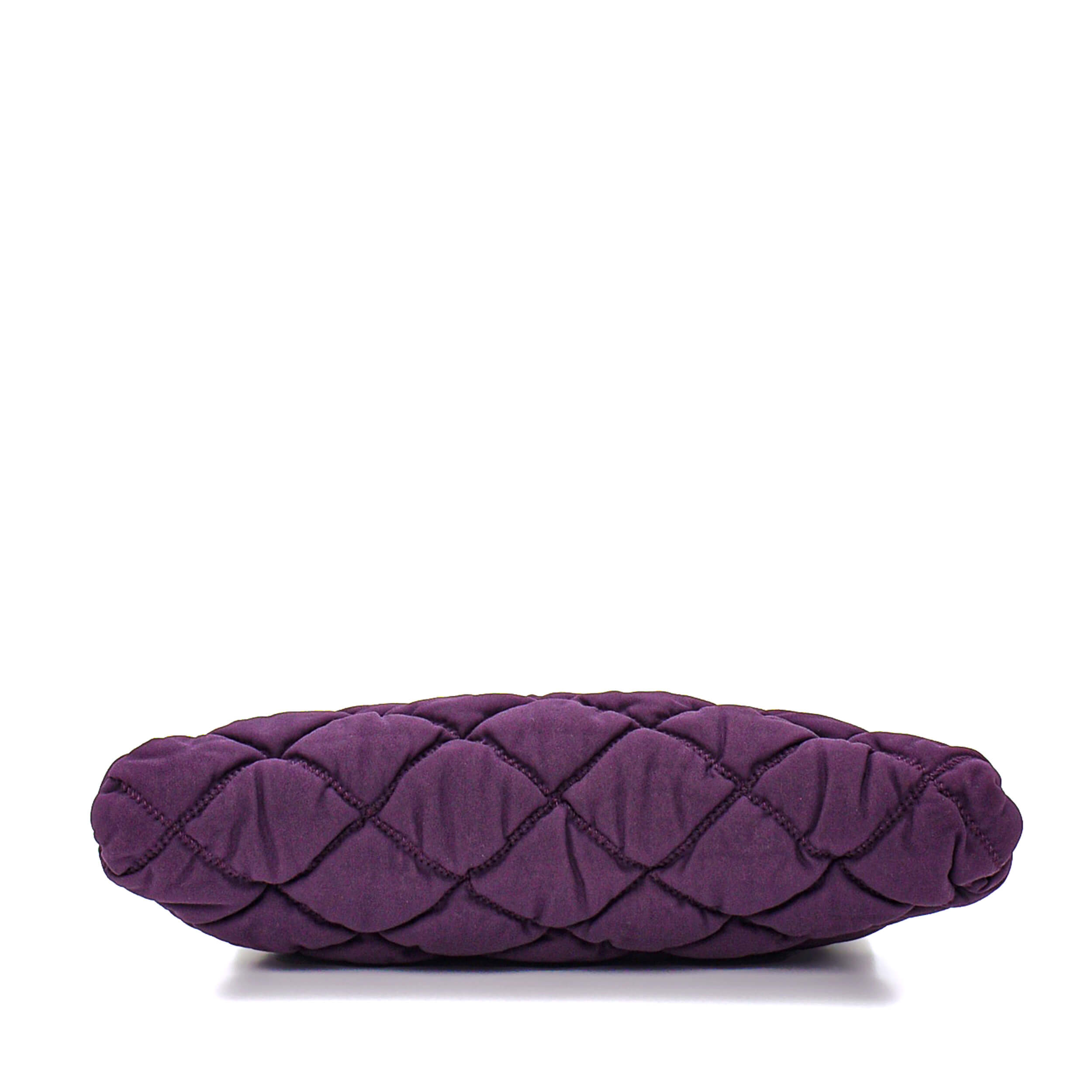 Chanel - Purple Fabric Quilted Clutch